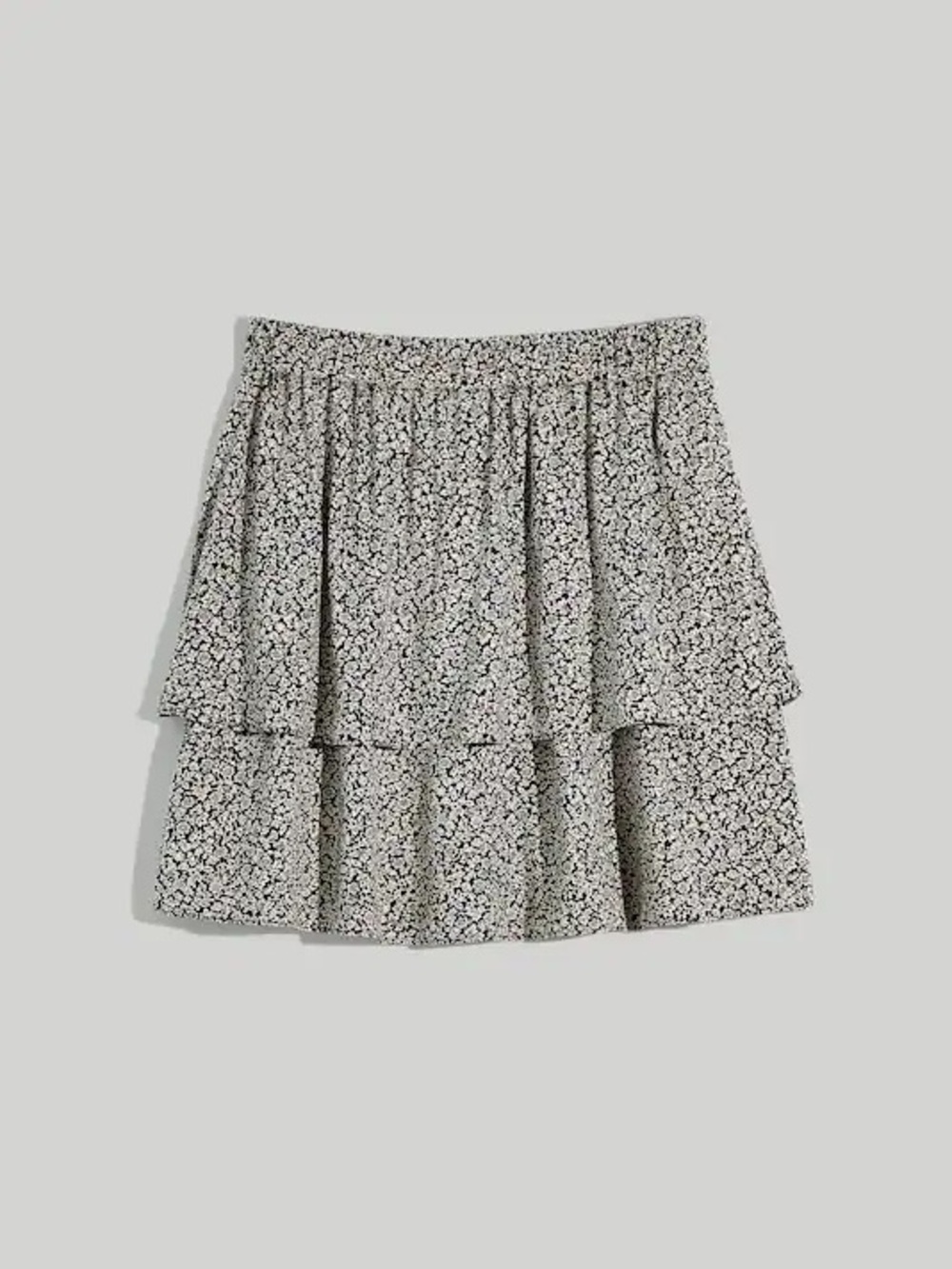 Pull-On Tier Mini Skirt in Tudor Floral by Madewell